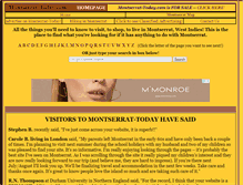 Tablet Screenshot of montserrat-today.com